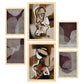 Nacnic Set de 6 Láminas de Arte Abstracto Femenino