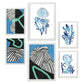 Nacnic Set de 6 Láminas de Vegetación Salvaje y Flores Abstractas