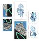 Nacnic Set de 6 Láminas de Vegetación Salvaje y Flores Abstractas