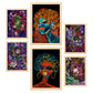 Conjunto Nacnic de 6 Láminas Abstractas Femeninas