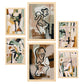 Nacnic Set de 6 Láminas Abstractas Femeninas Extravagantes