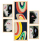 Nacnic Set de 6 Láminas de Arte Abstracto