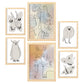 Nacnic Set de 6 Posters Alas de Amor 2 en Resúmenes de Animales