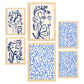 Conjunto de 6 Láminas de Arte Abstracto Femenino Nacnic