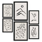 Nacnic Set de 6 Láminas Abstractas Amantes