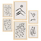 Nacnic Set de 6 Láminas Abstractas Amantes