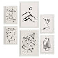 Nacnic Set de 6 Láminas Abstractas Amantes