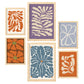 Nacnic Set de 6 Posters Inspirados en Matisse