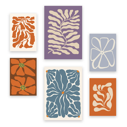 Nacnic Set de 6 Posters Inspirados en Matisse