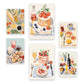 Nacnic Set de 6 Láminas de Postres para Amantes de la Comida