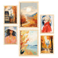 Nacnic Set de 6 Posters de buen tono en estampados decorativos estéticos
