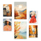 Nacnic Set de 6 Posters de buen tono en estampados decorativos estéticos
