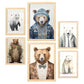 Nacnic Set de 6 Láminas de Trajes de Oso para Guardería