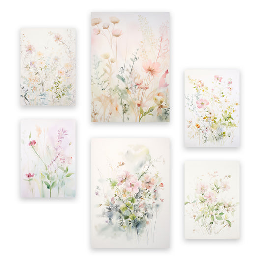 Nacnic Set de 6 Láminas Colección Floral