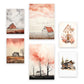 Nacnic Set de 6 Láminas Estampados Decorativos Casa de Campo