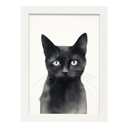 Lamina Nacnic de Gato Negro para Guardería y Hogar