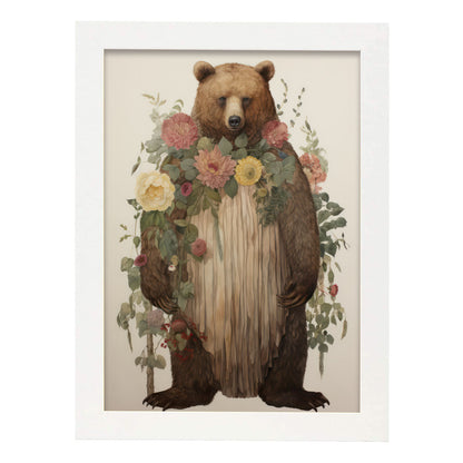 Lamina Nacnic Oso Pardo 3 para Guardería y Hogar