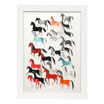 Lamina Nacnic de Caballos para Guardería y Hogar