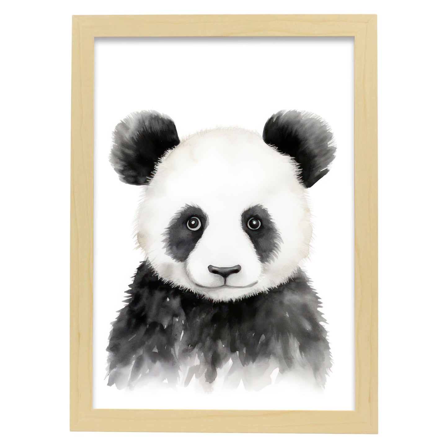 Nacnic Querido panda Lamina. En Animales impresos para guardería. Estampados decorativos estéticos para su sala de estar, dormitorio, hogar
