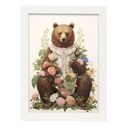 Lamina Nacnic Oso Marrón para Guardería y Hogar