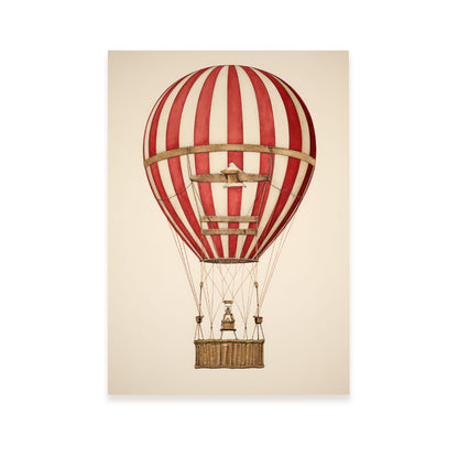 Nacnic Lámina Decorativa con Globo Aéreo