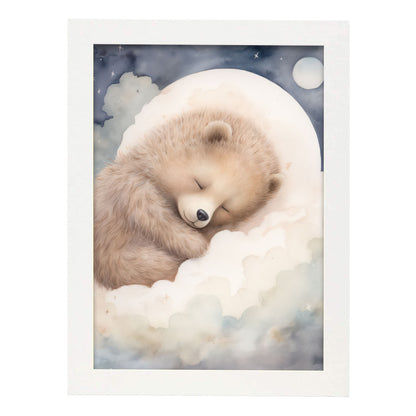 Lamina Nacnic de Erizo Durmiendo para Guardería y Hogar