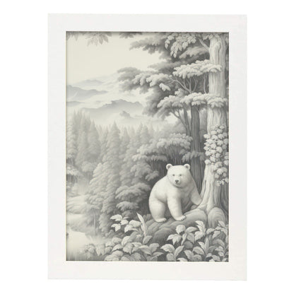 Lamina de Animales Nacnic Gorriones de la Casa para Guardería y Hogar