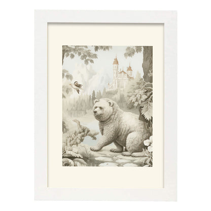 Lamina Nacnic Oso Polar para Guardería y Hogar