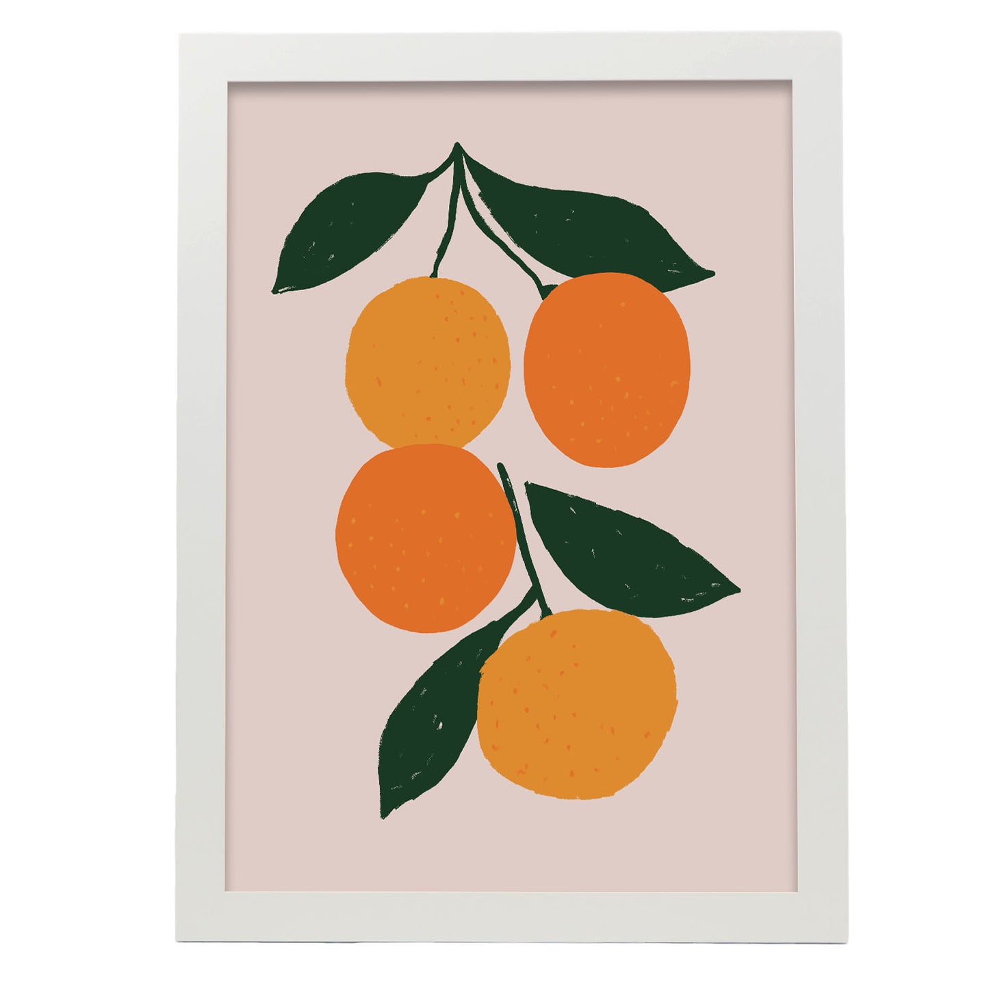 Nacnic Lámina Decorativa de Naranjas de Frutas