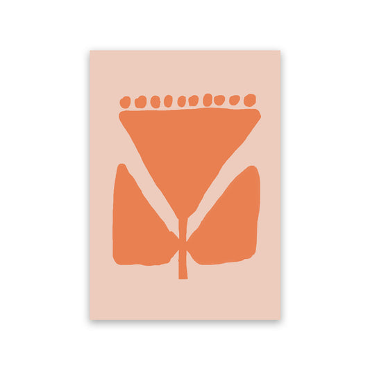 Lamina Nacnic Flora Naranja